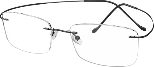 Vista 7 de Eyekepper Gafas de lectura sin montura de titanio para hombre y mujer, oro +0.00