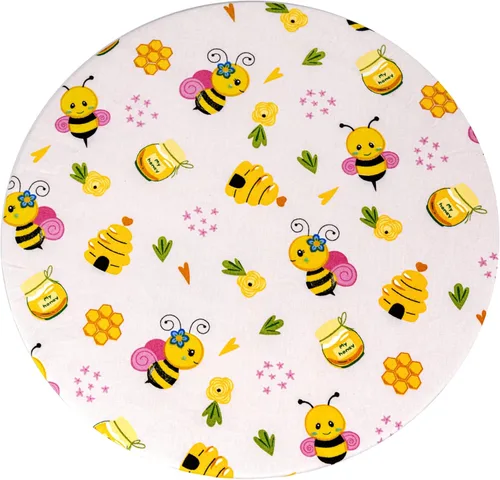 Vista 20 de Fundas grandes de tela de algodón reutilizables hechas a mano para tazones – Dos capas de tela (solo juego extra grande de 3, aguacate)