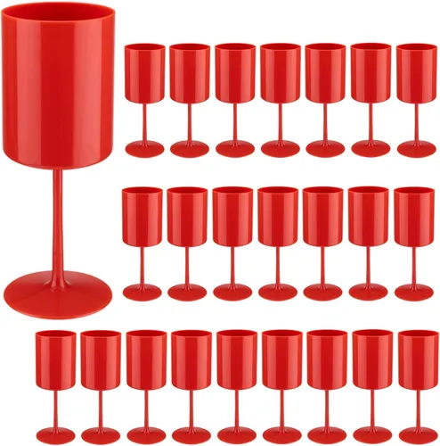 Vista 17 de Paquete de 12 copas de vino de plástico de 10 onzas, grandes y reutilizables, copas de champán vintage con tallo, vasos acrílicos inastillables