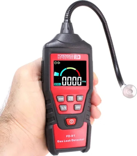 Forensics - Detector de fugas de gas | Paso de prueba de caída de 10 pies | Gas natural, alcoholes, metano, combustibles, acetona, etanol, propano,