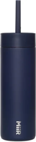 Vista 10 de MiiR Botella de agua aislada con pajilla, 16 onzas Negro