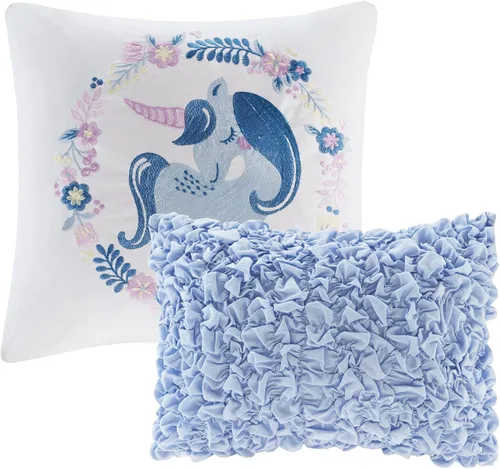 Vista 12 de Intelligent Design Juego de Edredón Reversible de Algodón para Niños - Diversión Vibrante, Estampado Juguetón, Ropa de Cama para Niños de Todas