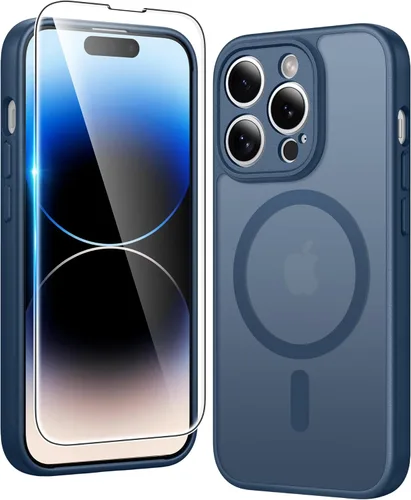 Vista 172 de FNTCASE para iPhone Air Case Clear: Fundas magnéticas para teléfono con protector de pantalla a prueba de caídas, compatibles con Magsafe, delgadas