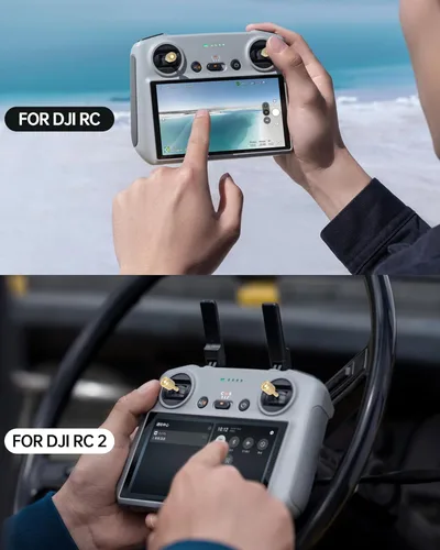 Vista 5 de LKTOP 2 Pares de Palancas de Control Remoto Mini 3/Mini 3 Pro/Mini 4 Pro/Air 3/Air 2S/Mavic 3/Mavic 3 Pro/Mavic 3 Classic para DJI 𝗥𝗖/𝗥𝗖𝟮 Joystick