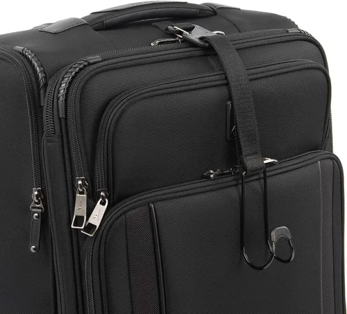 Vista 2 de Travelpro Crew Versapack Max Carry-On Exp Rollaboard, Negro azabache, Crew Versapack Softside - Equipaje vertical expandible