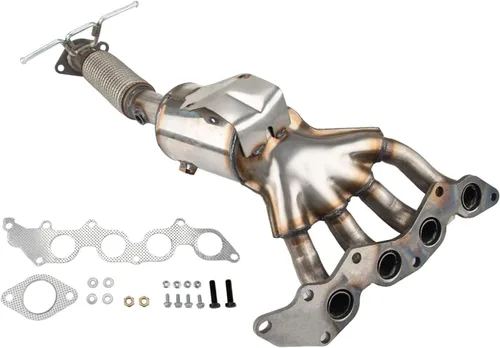 Vista 11 de KAC Convertidor catalítico universal de 2 pulgadas, convertidor catalítico con escudo, 93241,53004 convertidor catalítico de repuesto automotriz