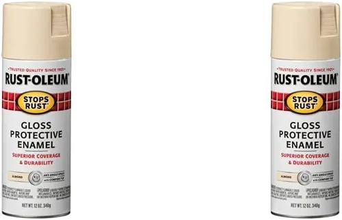 Vista 27 de Rust-Oleum 7776830 - Pintura en aerosol para prevención del óxido, 12 onzas, negro plano