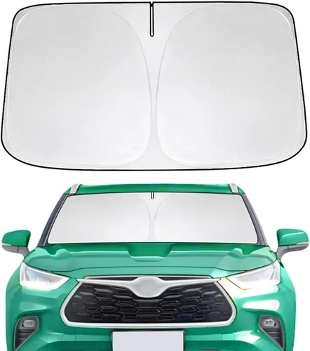 Vista 33 de Parasol para parabrisas delantero compatible con Toyota RAV4 2019 2020 2021 2022 2023 2024 2025, protector de visera solar bloquea los rayos UV
