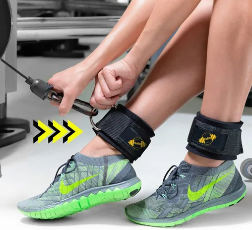 Vista 3 de PeoBeo Correa de tobillo para máquina de cable, accesorios para gimnasio, correas de tobillo para máquinas de cable, correas de pie para máquina