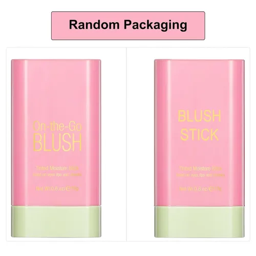 Vista 7 de Lápiz de rubor de maquillaje multiusos, hidratante sólido de belleza, maquillaje natural impermeable, tinte sólido hidratante para ojos, labios