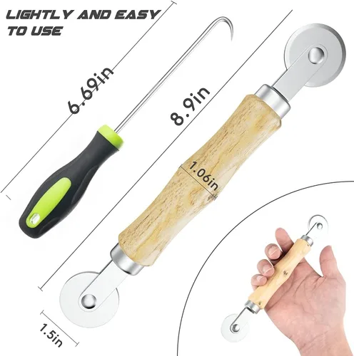 Vista 5 de Kit de reparación de pantalla, proyecto fácil de bricolaje, malla de fibra de vidrio de 36 x 90 pulgadas con herramienta rodante y retenedor de Negro