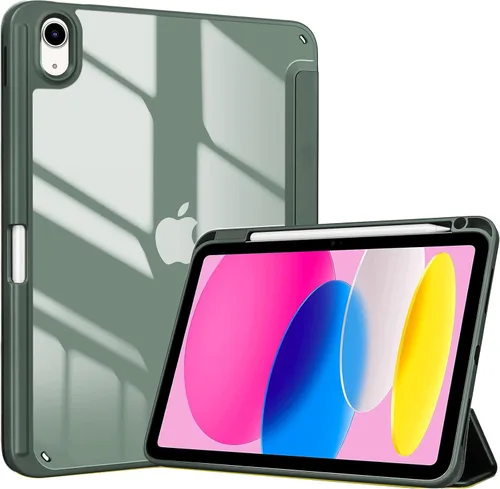 Vista 10 de ProCase Funda para iPad (A16) de 11ª Generación de 11 Pulgadas 2025/10ª Generación de 10.9 Pulgadas 2022 con Soporte para Lápiz, Funda Híbrida