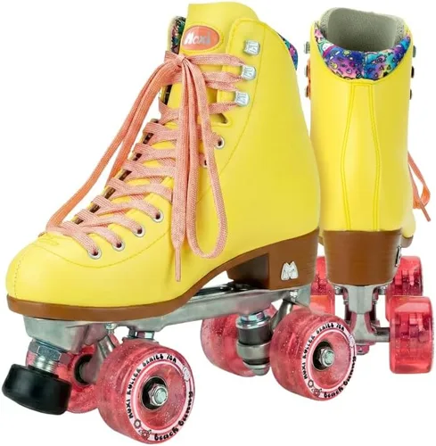 Vista 13 de Moxi Beach Bunny Roller Skates for Women - Colorful, Precision-Fit Skate with High-Rebound Wheels, Moisture-Wicking Lining & Padding, Roller Skates