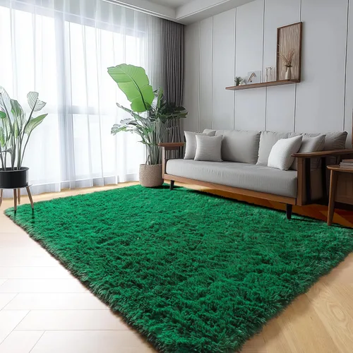 Vista 44 de ONASAR - Alfombra redonda rosa claro de 2 pies, esponjosa, lavable, tapete de gato o perro, suave, afelpada, peluda, tapete circular para dormitorio