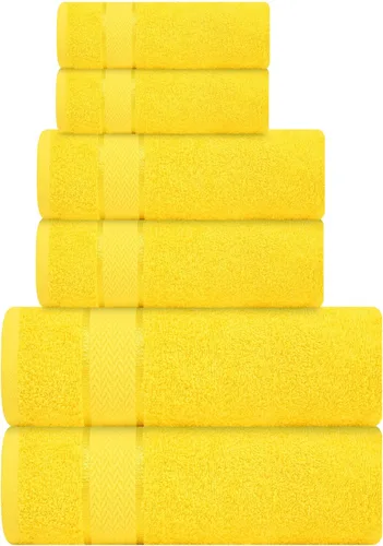Vista 39 de Toallas de baño de lujo, 100% algodón, ultra suaves, de felpa, gruesas, esponjosas, altamente absorbentes, de secado rápido, para el hogar