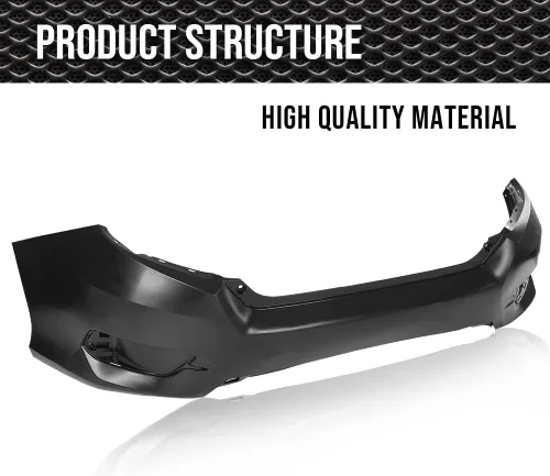 Vista 4 de CNNELL Cubierta de parachoques trasero imprimada compatible con Honda Civic Sedan 4 puertas 2016 2017 2018 2019 2020 HO1100296 04715TBAA00ZZ