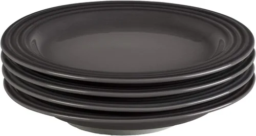Vista 2 de Le Creuset Juego de 4 platos de ensalada de gres, 8.5" cada uno, Caribe
