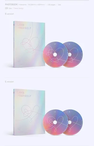 Vista 3 de BigHit BTS - Love Yourself Respuesta [Random ver.] 2CD+Photobook+Mini Book+Photocard+Póster plegado