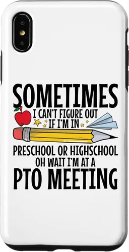 Vista 7 de iPhone 15 Parent Teacher Organization Team PTO President Appreciaton Case