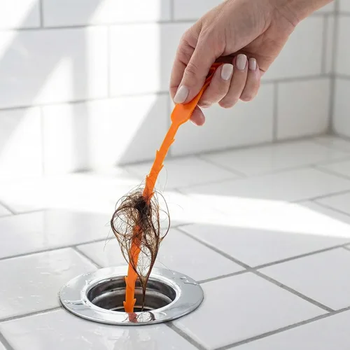 Vista 6 de Forlivese - Juego de 3 serpientes de drenaje de 25 pulgadas, removedor de obstrucciones de drenaje, serpiente de fregadero para alcantarillado