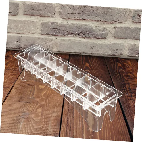 Vista 4 de Clipper Guard Holder 2 unids Guia Comb Storage Case 10 Grid Comb Organizador Clipper peine Holder Case for Universal Hair Clippers