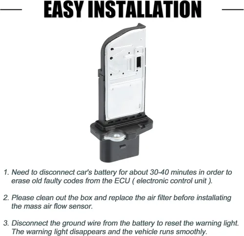 Vista 4 de X AUTOHAUX Sensor de flujo de aire de masa de coche Reemplazo 06F906461A para VW Passat Jetta 2.0L 2006-2008 para VW Golf Eos GTI 2006-2009