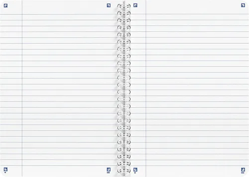 Vista 5 de Oxford 5 cuadernos de espiral A5 con rayas, bueno para el medio ambiente, 90 hojas
