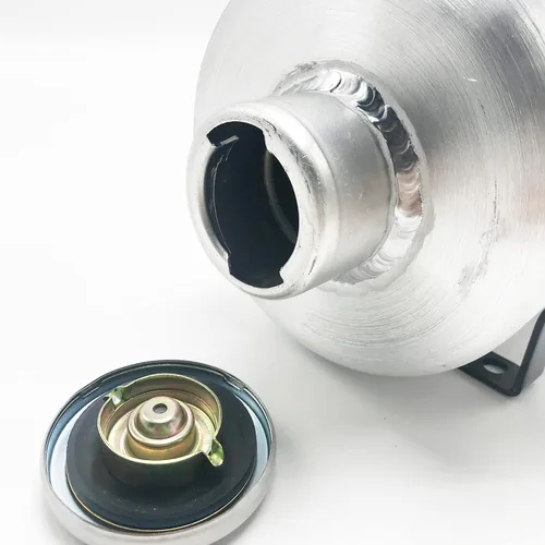 Vista 6 de JSD - Tanque de gasolina vertical de aluminio de 1 galón, 6 x 10 pulgadas, tanque de celda de combustible, salida NPT de 1/4 pulgadas para GO-Kart