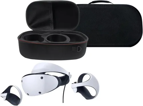 Carrying Case for PS5 VR2 Portable High-Capacity Storage Bag for PSVR2 Glasses Storage Protection Hard Case Protable Design for Travel and Home