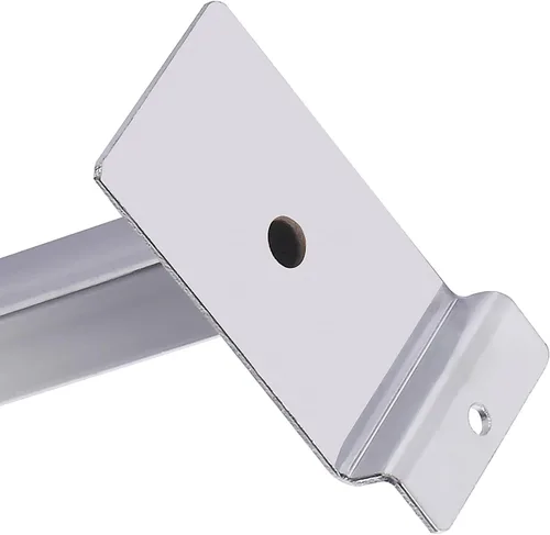 Vista 5 de KEILEOHO 16 ganchos Slatwall Deluxe de 10 pulgadas, soportes de estante resistentes para Slatwall, ganchos de panel para garaje, tienda, exhibición