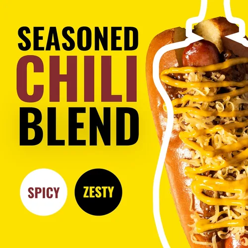 Vista 4 de Plochman, Mostaza Chili Dog, 15 onzas, perfecta para perros calientes