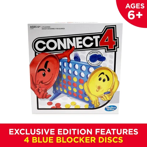 Vista 8 de Hasbro Gaming Juego de mesa Connect 4, Empaque estándar
