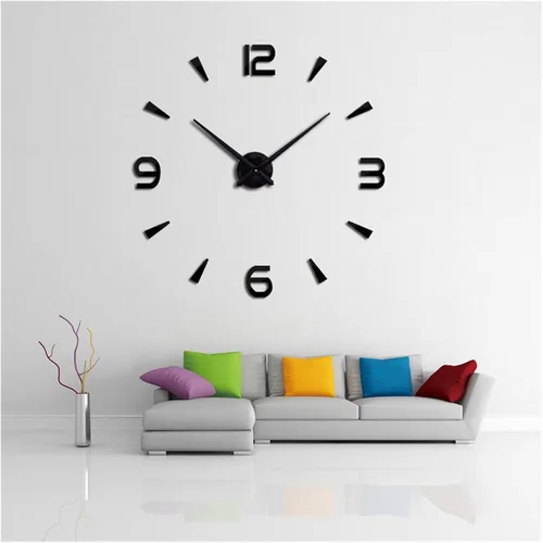 Vista 3 de YXXJJ Wall Clock Wall Clock Quartz Watch reloj de pared Modern Design Large Decorative Clocks Europe Acrylic Stickers Living Room Strong, Waterproof