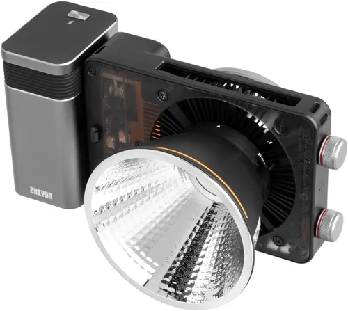 Vista 8 de Zhiyun MOLUS X100 PRO 100w COB LED luz de video, luz de cámara bicolor 2700K-6500K con aplicación Bluetooth Control de brillo Iluminación continua