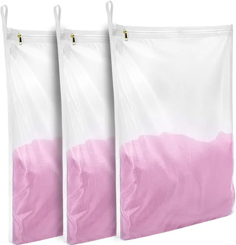 GOGOODA - Bolsas de lavandería para prendas delicadas, bolsa de lavado de malla fina para lencería, ropa interior, sujetadores, seda, calcetines con