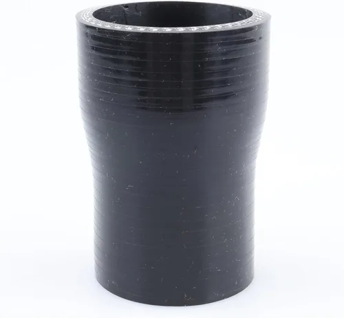 Vista 9 de AC PERFORMANCE ID de 1" a 1/2" (25mm a 13mm) Manguera de silicona recta reductora de 3 capas reforzada negra, 3" de longitud