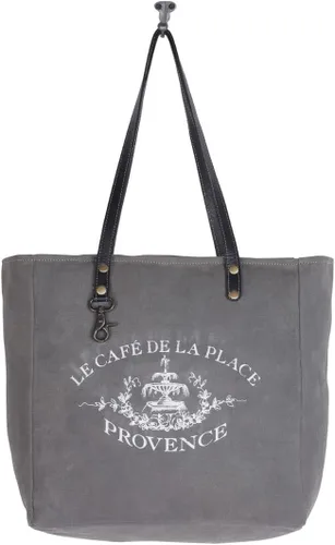 Vista 4 de Myra Bag Bolso tote de cuero occidental para mujer - Brontide