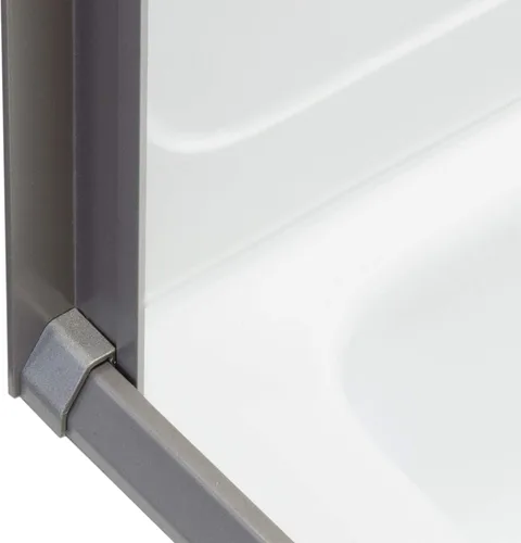 Vista 8 de RecPro - Puerta de ducha retráctil enrollable para RV, de repuesto Malla tejida con vinilo (Platinum, 36" x 65")