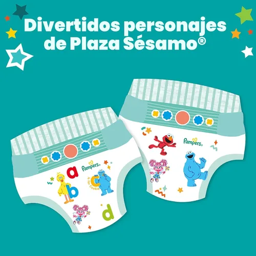 Vista 10 de Pañales Pampers - Baby Dry - Talla 1, 120 unidades, Pañal desechable absorbente para bebé (el empaque puede variar)