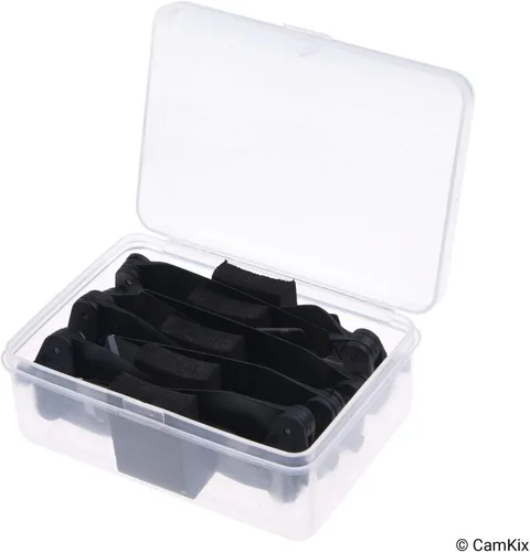 Vista 2 de CamKix Hélices de repuesto para DJI Spark, 2 juegos (8 cuchillas), con práctica caja de almacenamiento, alas plegables de liberación rápida, diseño