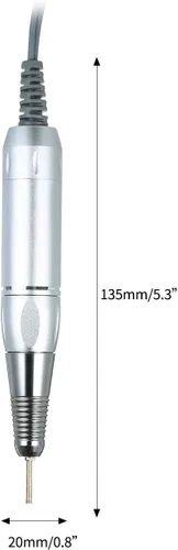 Vista 3 de Profesional Eléctrico Nail Art Drill Pen Handle File Polish Grind Machine Handpiece Manicura Pedicura Herramienta Accesorios de Arte de Uñas Astilla