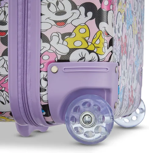 Vista 5 de American Tourister - Maleta rígida con ruedas giratorias de diseño de Disney Minnie Pastel 2-Piece Set 1821