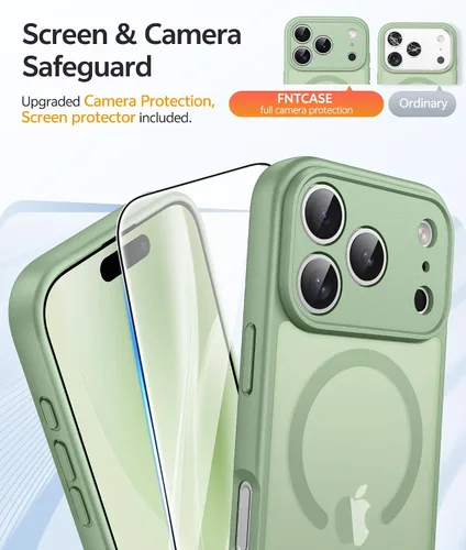 Vista 1296 de FNTCASE Funda para Motorola Moto G-Stylus-5G-2025: Funda magnética translúcida mate a prueba de golpes para Moto G Stylus 2026, funda protectora