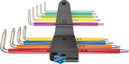 Vista 10 de WERA 05022689001 3967/9 TX SXL Multicolor HF Inoxidable 1 L Juego de llaves con función de sujeción, Inoxidable, 9 Piezas