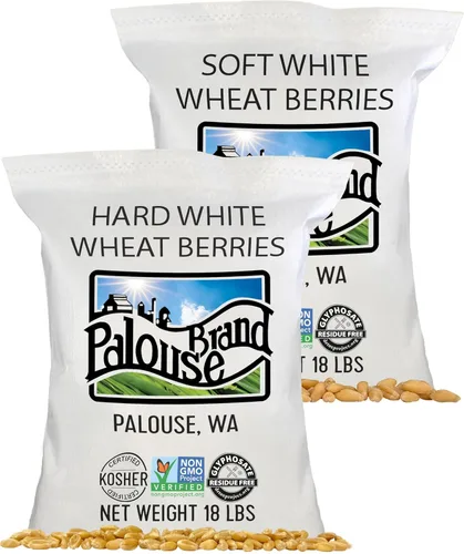 Vista 15 de Grano de trigo blanco duro verificado sin OMG 100% sin irradiar Kosher Parve Cosechado en EUA Con rastreo de campo