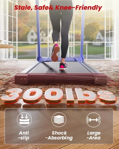 Vista 4 de 4-in-1 Treadmills for Home with Incline and Handles, Foldable Treadmill for Home Small Spaces, 300 LBS Capacity 3.0 HP 7.5 MPH Folding Running