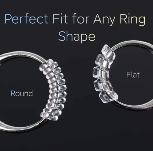 Vista 5 de AMERICAN PHOENIX Ajustador de tamaño de anillo para anillos sueltos, reductor de tamaño de anillo invisible para hombres y mujeres, protector