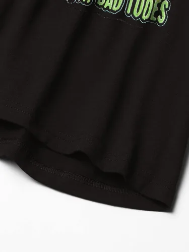 Vista 3 de Warner Brothers Teen Titans Go Rad Dudes Boy's Premium Solid Crew Tee