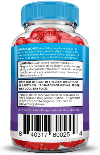 Vista 6 de Gomitas de vinagre de sidra de manzana, 1000 mg Keto Blast Keto ACV, fórmula avanzada formulada con jugo de remolacha de granada en polvo B12 vegano