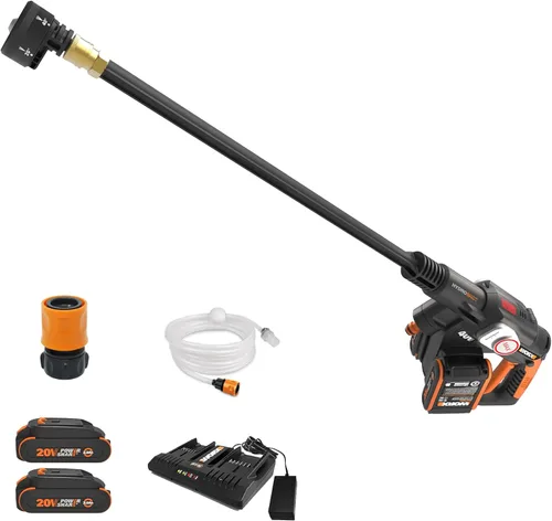 Vista 9 de Worx Lavadora a presión eléctrica de 13 amperios Max 1870 PSI Max 1.4 GPM WG602 Up to 1.4 GPM for vehicles, patios and everyday outdoor cleaning.